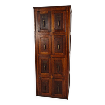Antique oak filing cabinet – c.1900–1920
