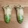 "art deco" vases pair.