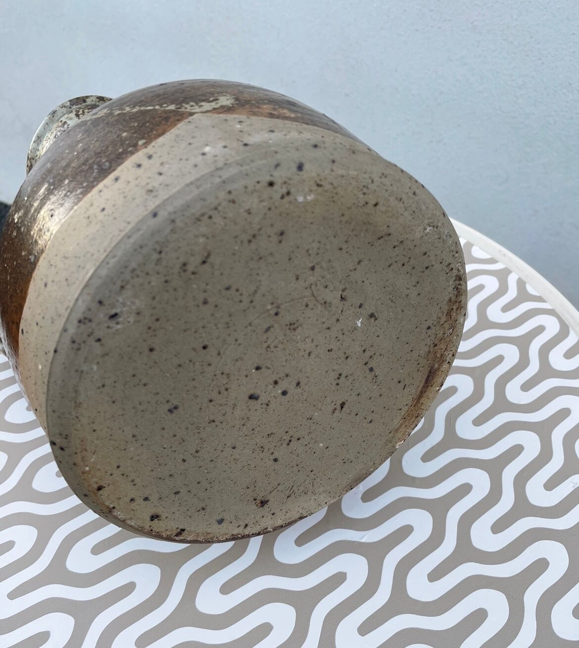 Stoneware pitcher by Pierre Digan