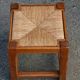 Tabouret paillé en chêne