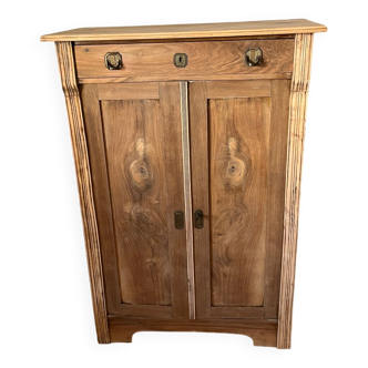 Raw wood sideboard