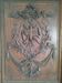 Carved wooden panel décor with music trophy
