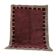 Handwoven rug 150x250 cm, wool, burgundy, grey, beige, Morocco