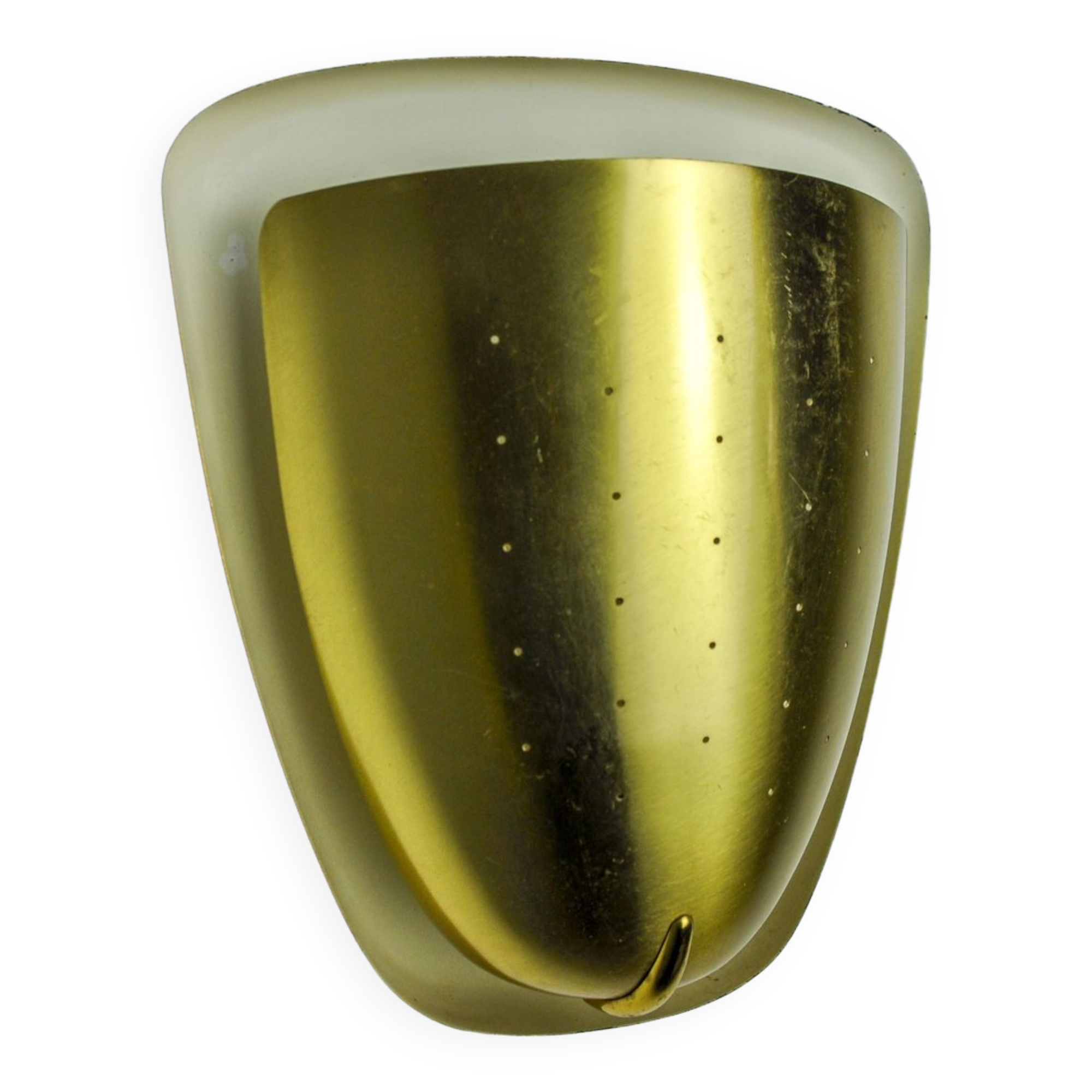 Regency wall lamp in brass, italy, 1970