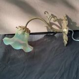 Art deco bronze wall lamp