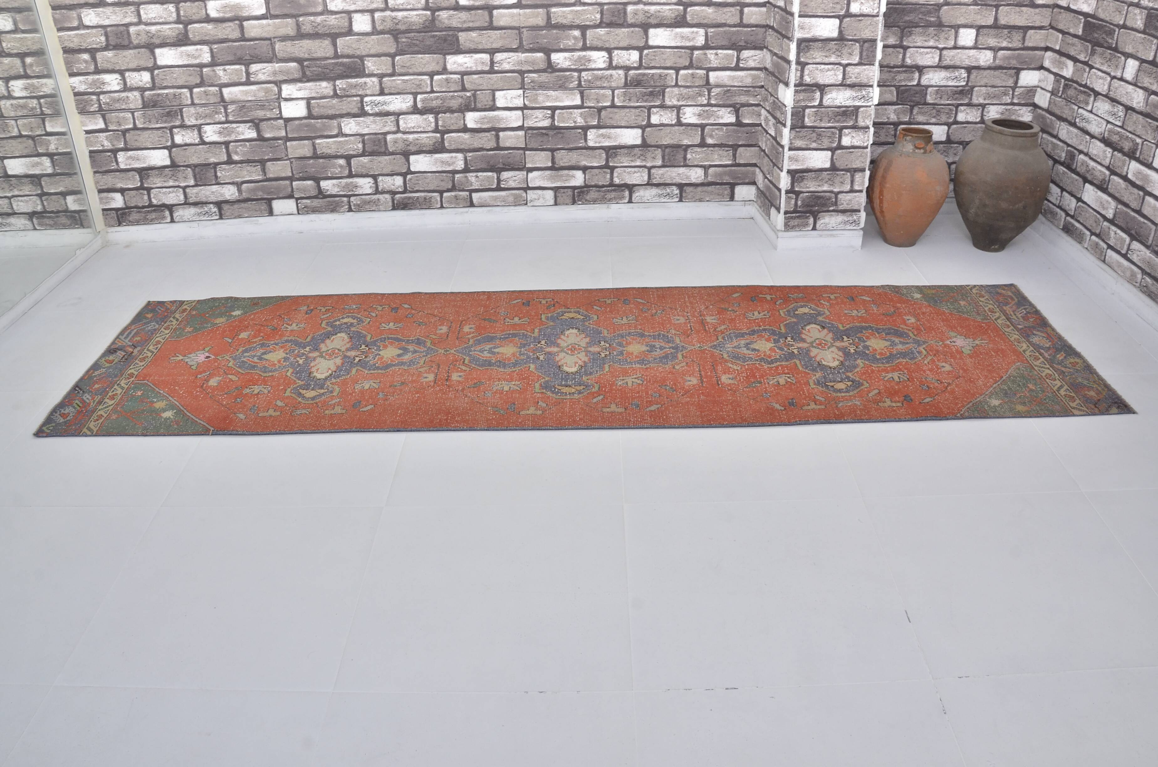 Vintage Turkish Handmade Runner sku c406