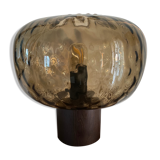 Amber globe laying lamp