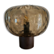 Lampe à poser globe ambré