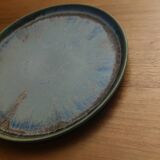 Enamelled stoneware pie dish from denbac circa 1900