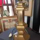 Brass lamp foot