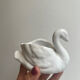 Porcelain swan