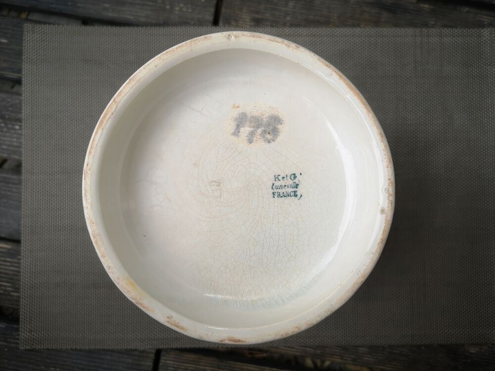 Pot / pot cover / ceramic vase - Kellet and Guérin Lunéville - Late 19th/early 20th century