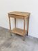 Occasional table / antique wooden dressing table with opening top