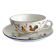 Polychrome ironstone cup "Nella" by Jules Veillard, Bordeaux (JVB)