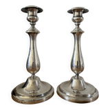 Pair of Christofle Candle Holders
