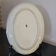 Oval white earthenware dish stamped K&G, Lunéville