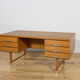 Mid-century modern oak desk from Eigil Petersens Møbelfabrik, Denmark, 1970s