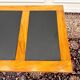 Classic English Writing Desk Black Leather