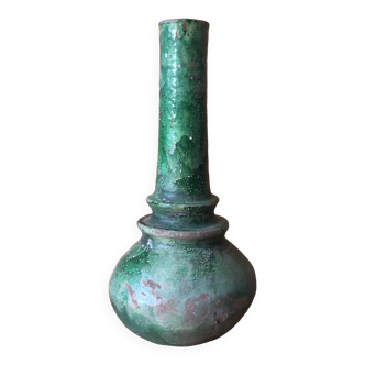 TAMEGROUTE POTTERY VASE IN GLAZED TERRACOTTA
