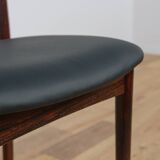 Rosewood Dining Chairs by Helge Sibast & Børge Rammerskov, Denmark, 1960s, Set of 4