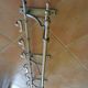 Beautiful vintage aluminum dressing coat door Vintage 6 patères