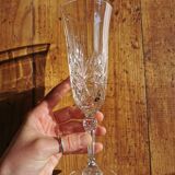 Vintage champagne flutes