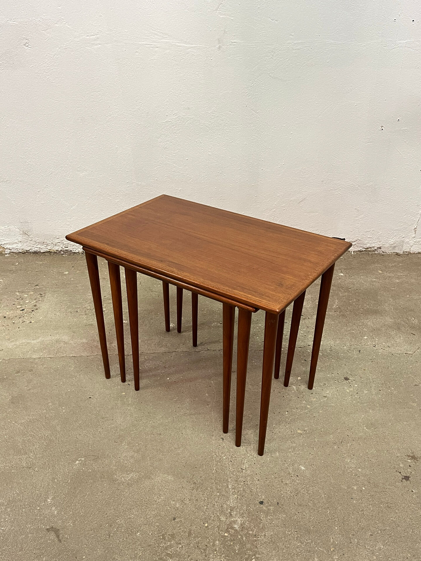Danish nesting tables in teak