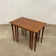 Danish nesting tables in teak