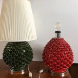 Pair of artichoke lamps circa 1970