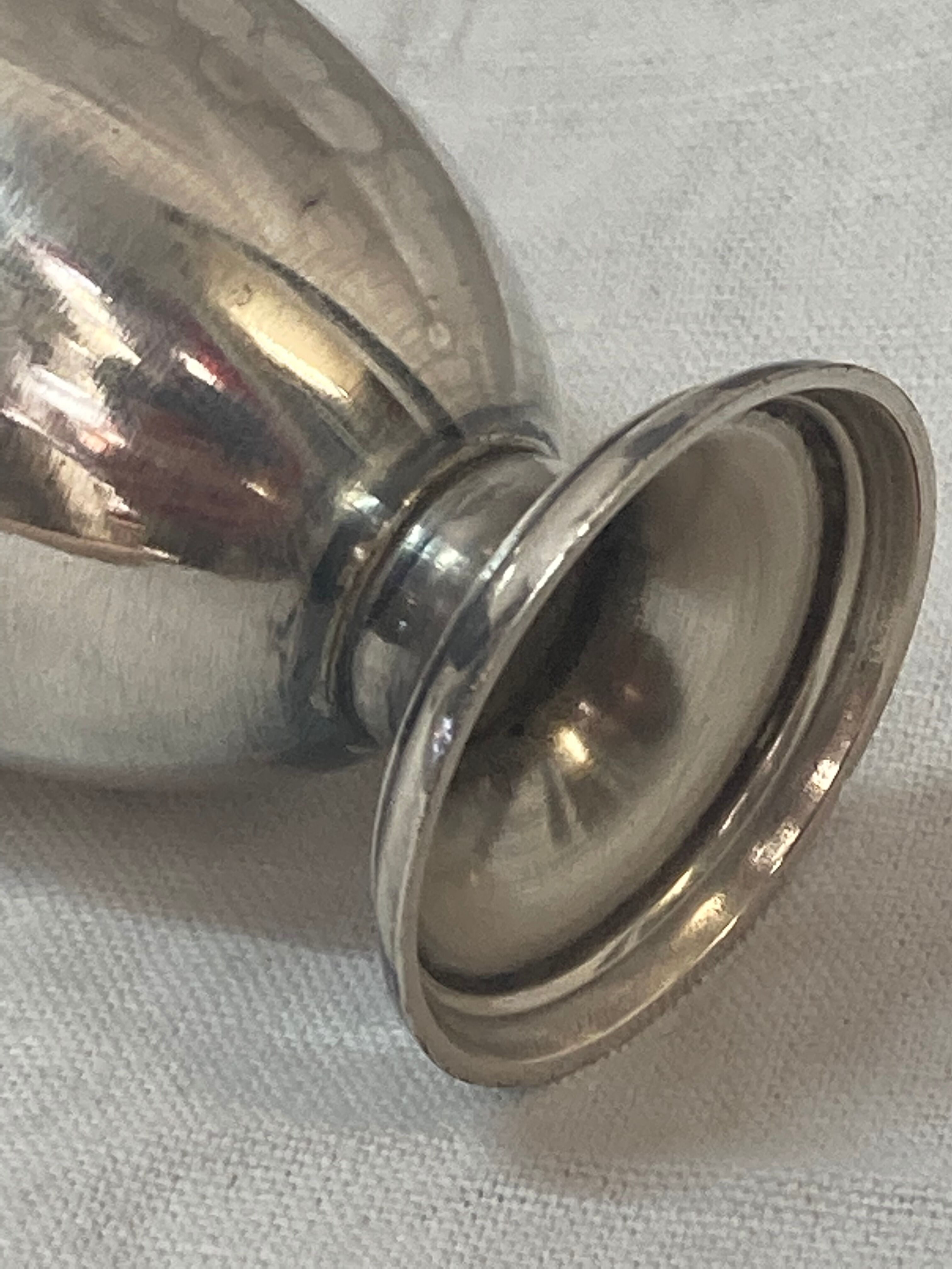 Silver metal shell