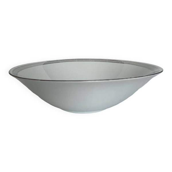 Saladier en porcelaine blanche