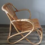 Rattan armchair