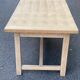 Renovated 19th century farmhouse dining table with drawer 200cm