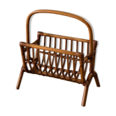 Wicker magazine rack