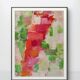 Original painting Abstract landscape art