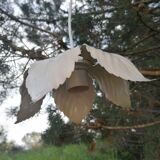 Metal flower pendant lamp