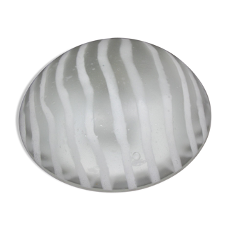 Plafonnier en verre par Peill - Putzler, années 1970