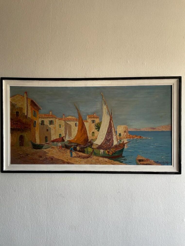 Port of Provence 1942 - Henri Edouard Bargin (1906-1980)
