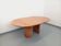 Vintage oval dining table in pink marble from the 70s 80s.