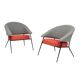 Pair of armchairs by Maurice Cabrol, French design from the 50s-60s.