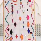 Colorful abstract Berber rug 250/150