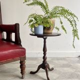 Vintage Round Side Table Plant Stand