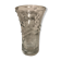 Old vase transparent molded glass