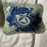 Blue English planter