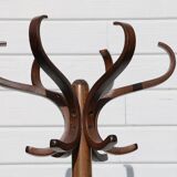 Baumann parrot coat rack, simple, dark beech