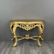 Console dorée sculptée, XXème siècle