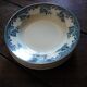 Lot 7 soup plates blue