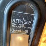 Pair of modernist wall lights signed Arteluce circa 1980