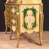 Large 20th century Florentine display cabinet