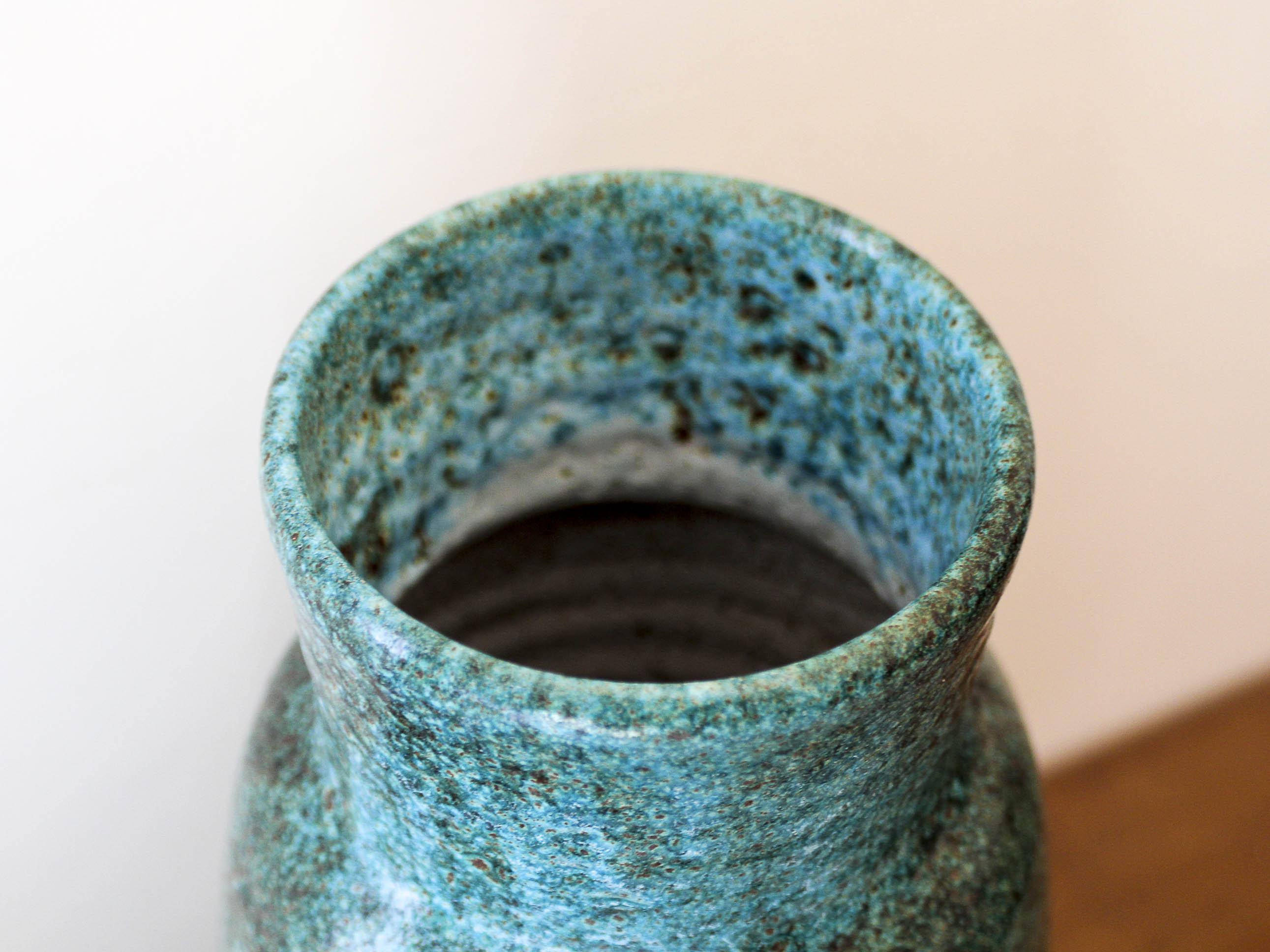 Green Accolay ceramic vase